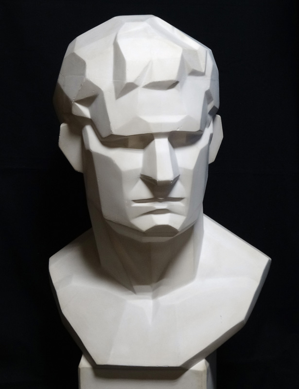 石膏デッサン（面取り）-木炭デッサン｜デッサン初心者のための描き方講座