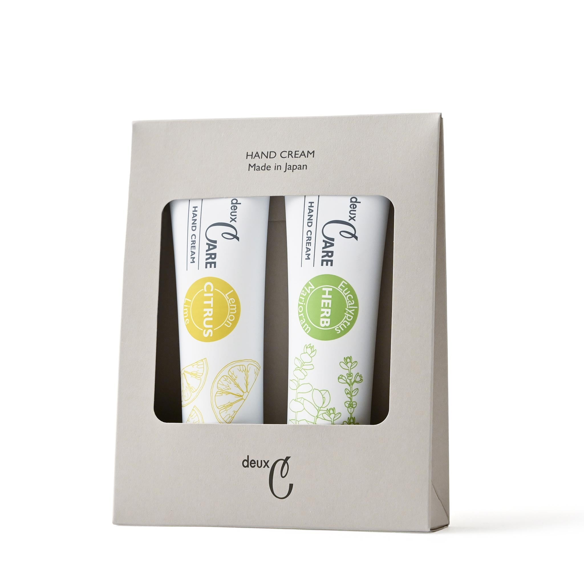 ハンドクリームBOX [ドゥ・ケア] 2本セット オレンジ×ローズマリー