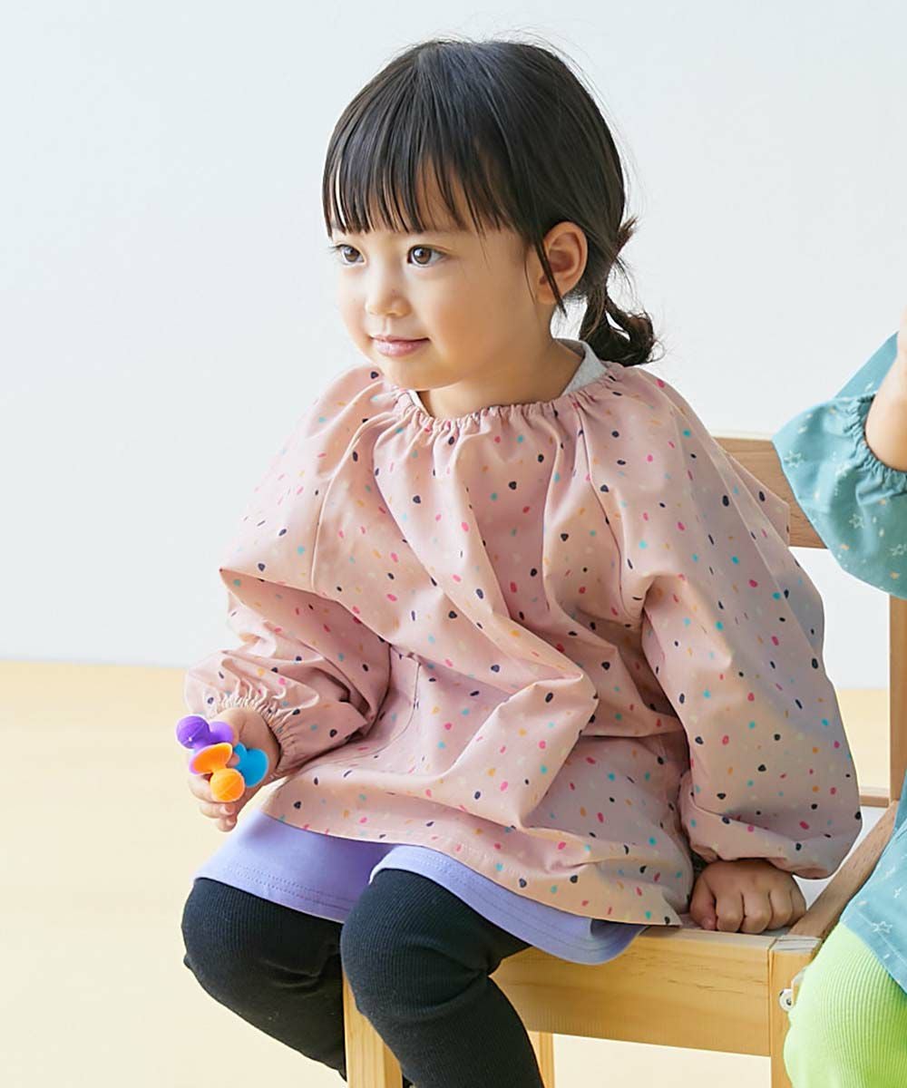どっちも前 速乾 シワになりにくいスモック | 子供服の通販 デビロック