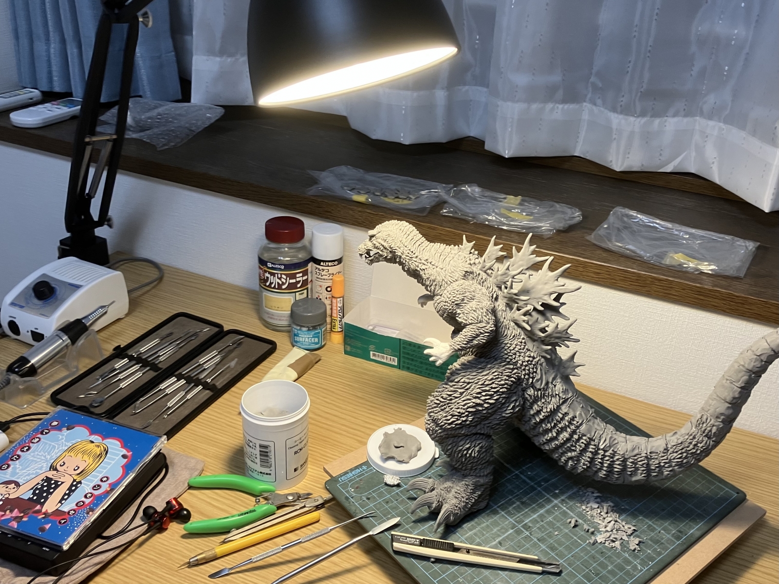 GMKゴジラ製作記、そして告知です！: ようへいのフィギュア制作日記