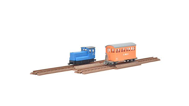 猫山森林鉄道 ディーゼル機関車(青色)+客車 2両セットD｜製品をさがす