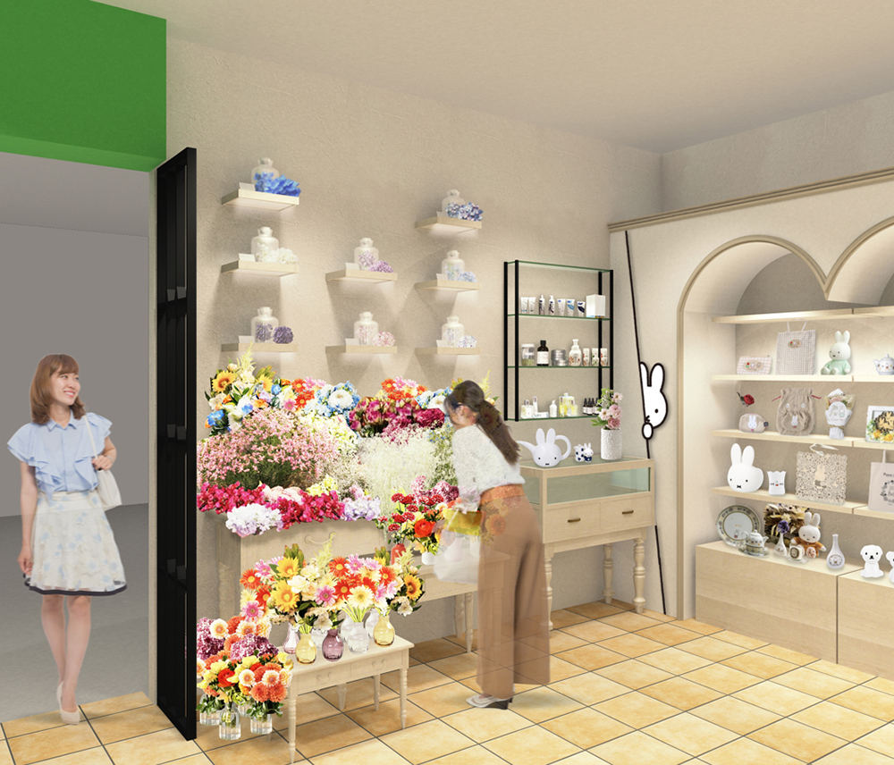 3/1「Flower Miffy フラワーミッフィー」が梅田・ルクア大阪にオープン