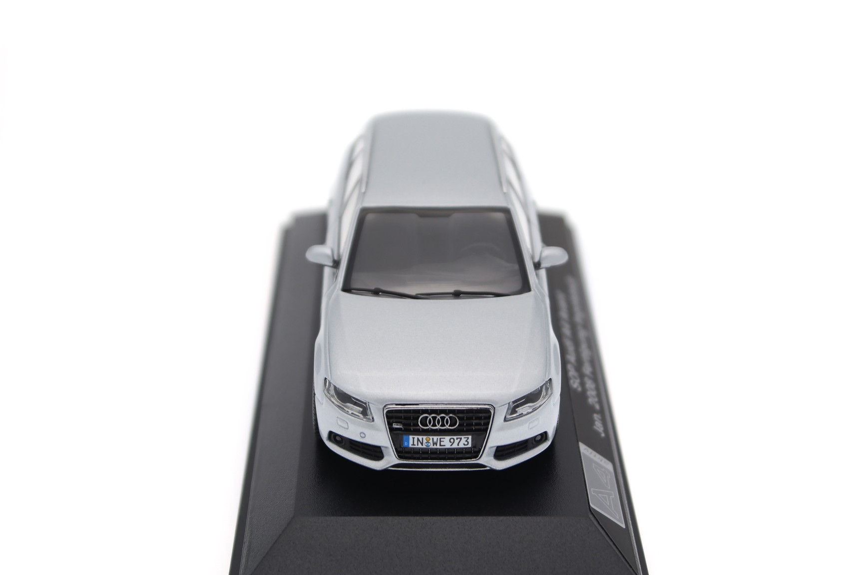 A collectible scale model Audi A4 Avant from Minichamps