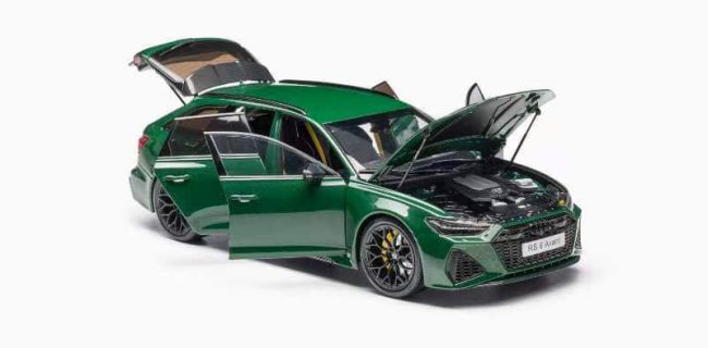 New Colours Kiloworks Audi RS6 Avant (C8) - Green • DiecastSociety.com