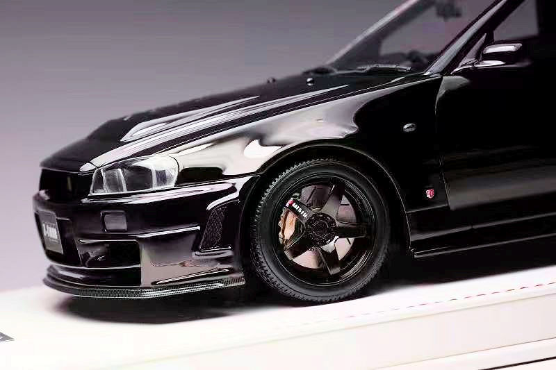 One Model Nissan R34 GT-R Z Tune - Black • DiecastSociety.com