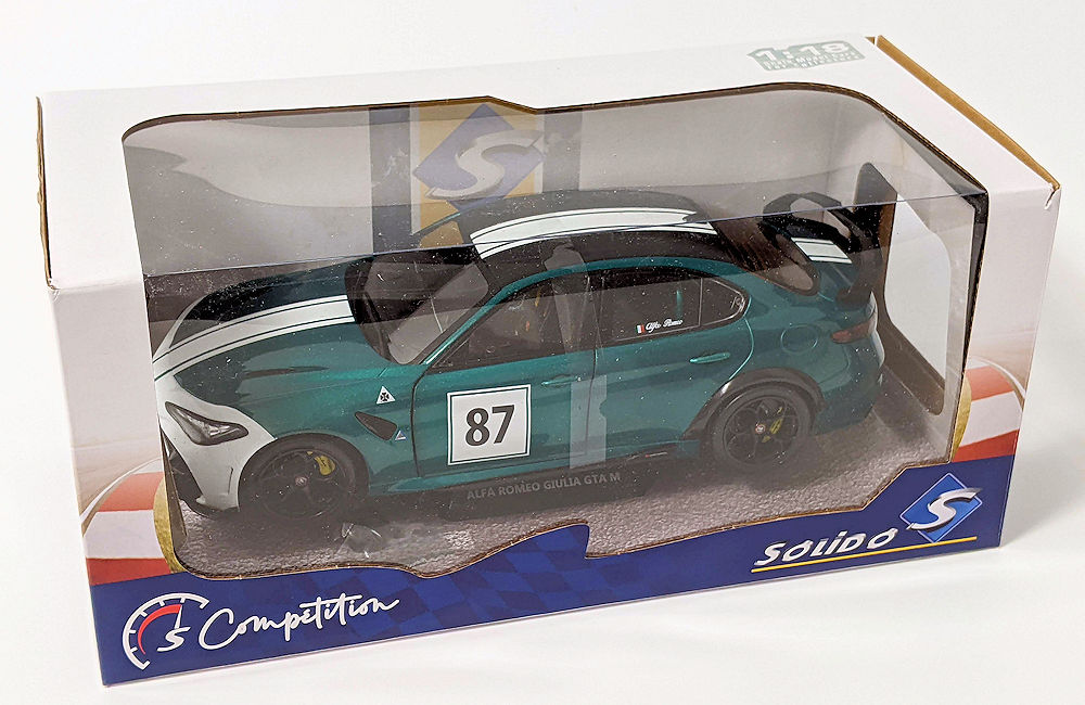 REVIEW: Solido Alfa Romeo Giulia GTAm Nurburgring • DiecastSociety.com