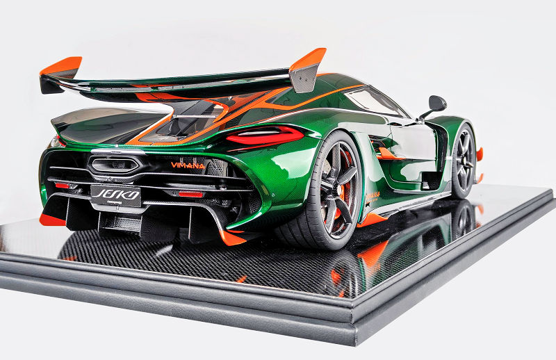Fronti-Art 1:8 Koenigsegg Jesko - Green Tinted • DiecastSociety.com