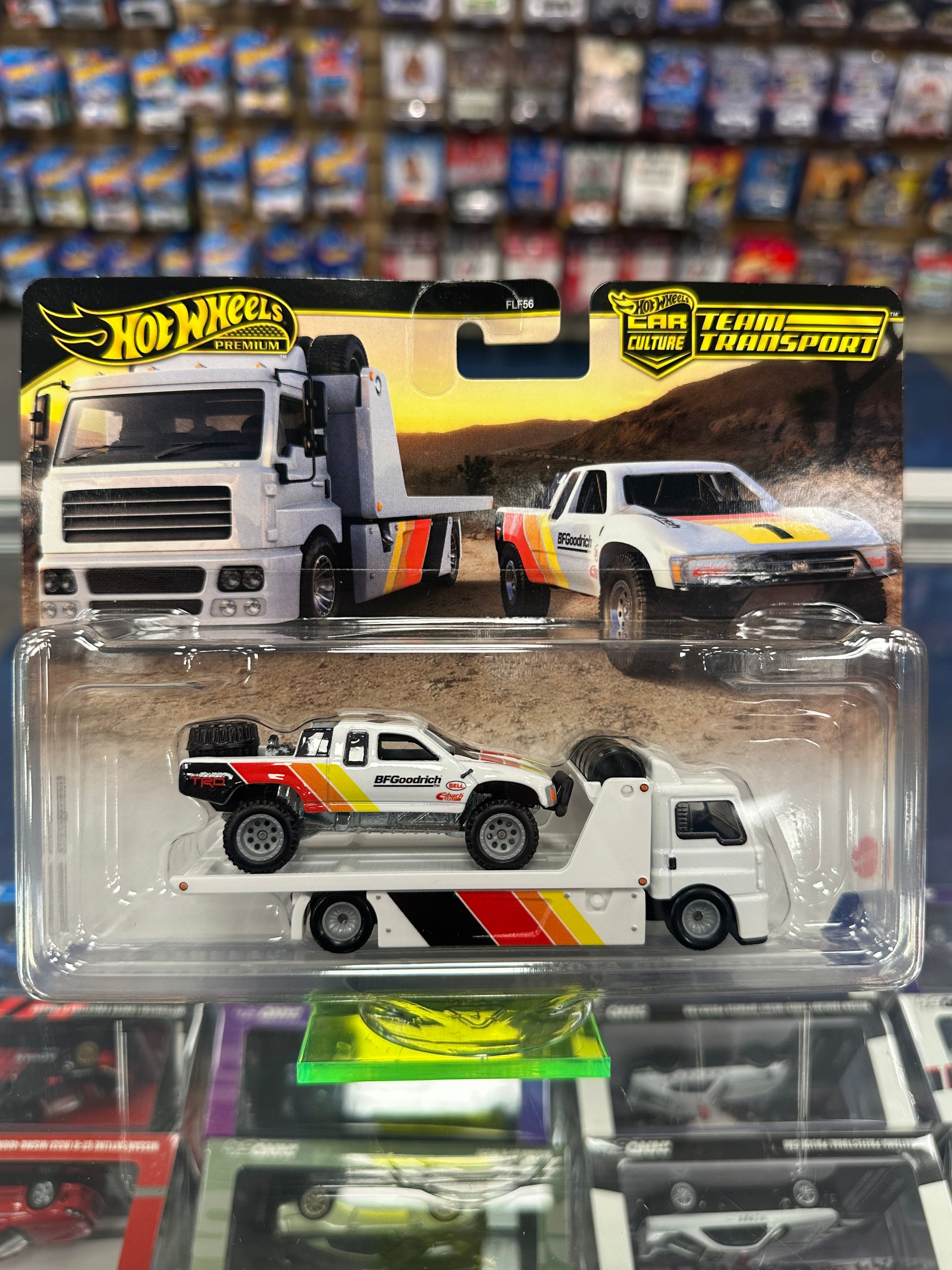 Hot Wheels Premium Team Transports Set of 3 Toyota Off-Road Truck