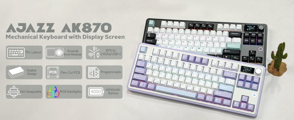 Ajazz AK870 Mechanical Keyboard Review - digitalchumps