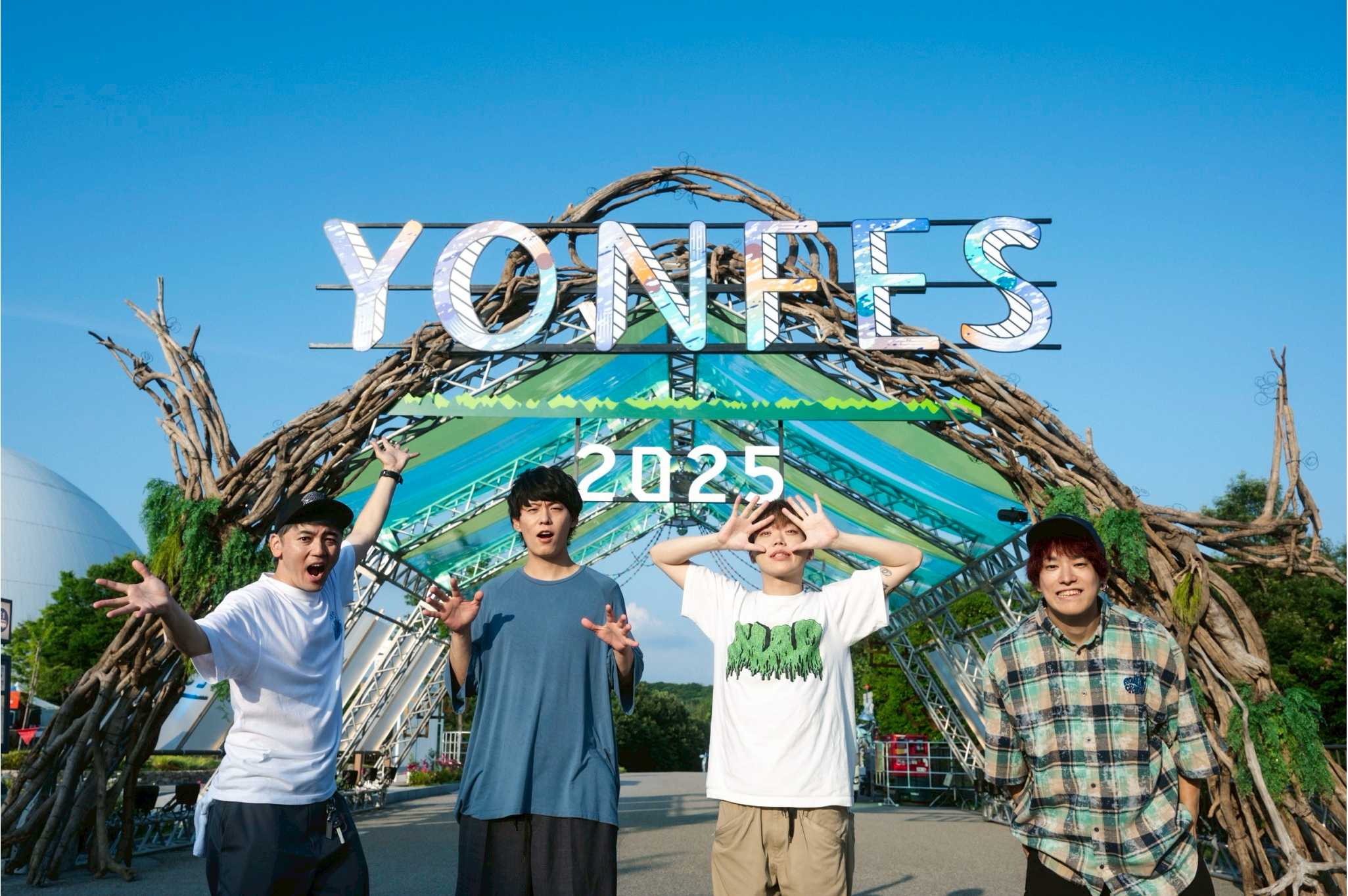 04 Limited Sazabys主催 野外ロックフェス『YON FES 2025』開催 | 株式