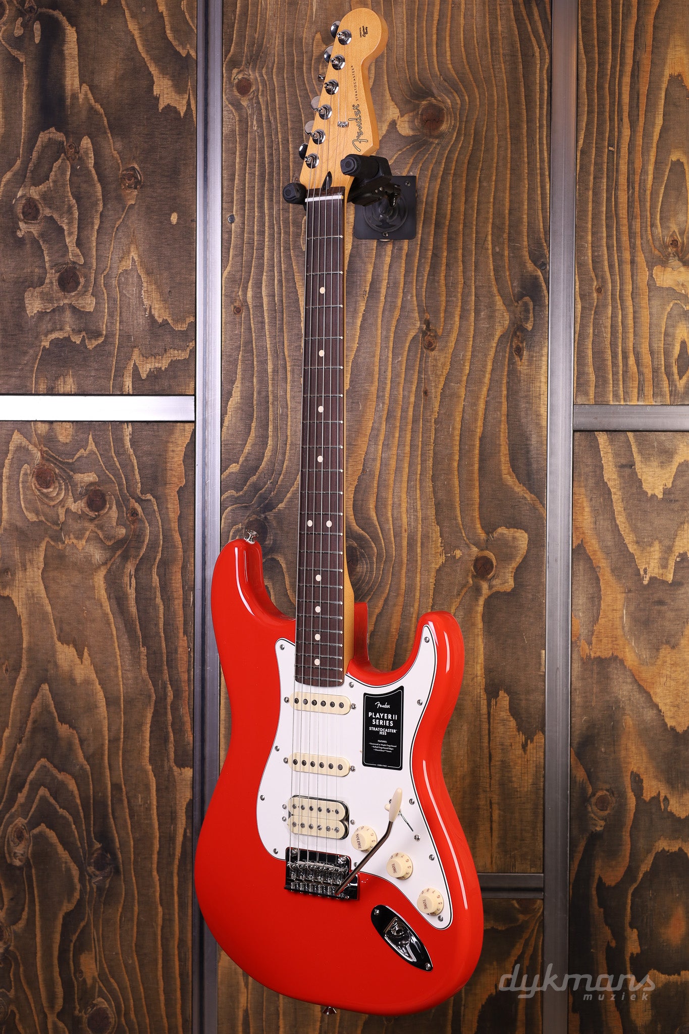 Fender Player II Stratocaster HSS Coral Red – Dijkmans Guitars