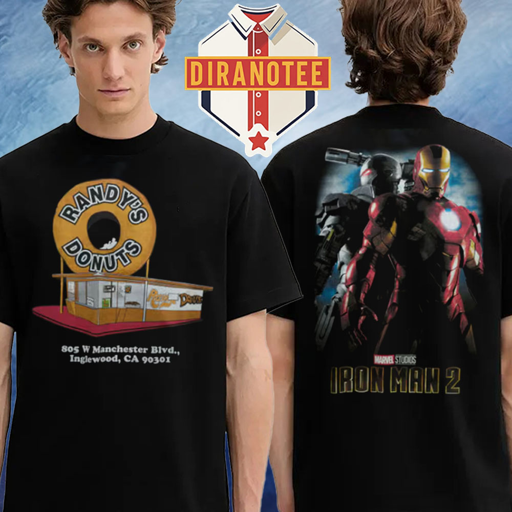 Iron Man 2 X Freak's Store X Randy's Donuts Two Sided Unisex T