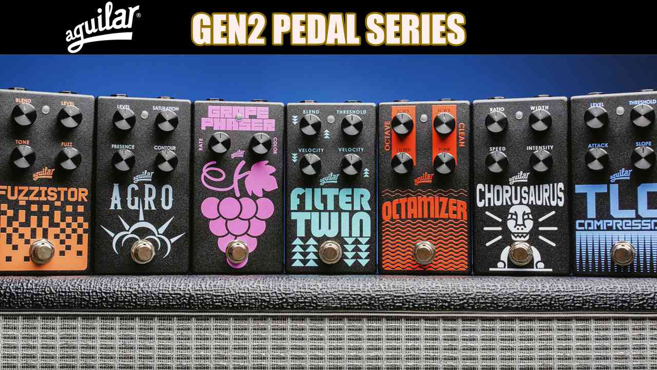 AGUILAR（アギュラー）のベース用エフェクターに5機種が追加！