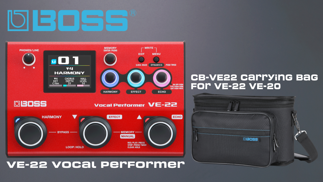 様々なシーンで活躍するVoエフェクターと専用バッグが発売！
