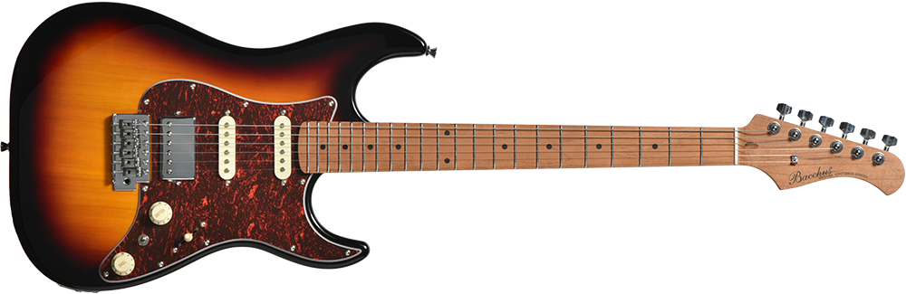 Bacchusからモダンスペックを備えたエレキギター「GS-2DX RSM/M」が発売。