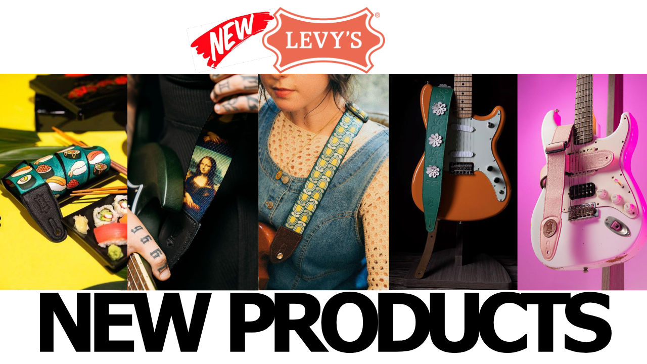 LEVY'S（レヴィース）のギター/ベース用ストラップにNEWモデルが発売