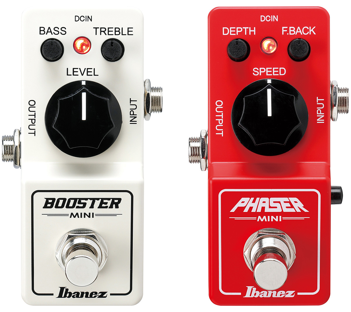 Ibanezの人気エフェクターシリーズ「MINIシリーズ」にフェイザーと