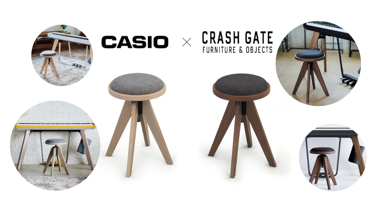 CASIO（カシオ）とCRASH GATEのコラボレーション！ピアノのあるライフ