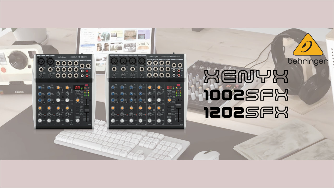 BEHRINGERからUSBストリーミング機能を備えたミキサーが発売