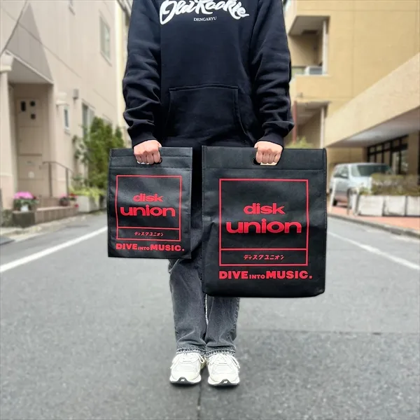 繰り返し使えるディスクユニオンの「レコードショッパー型エコバッグ