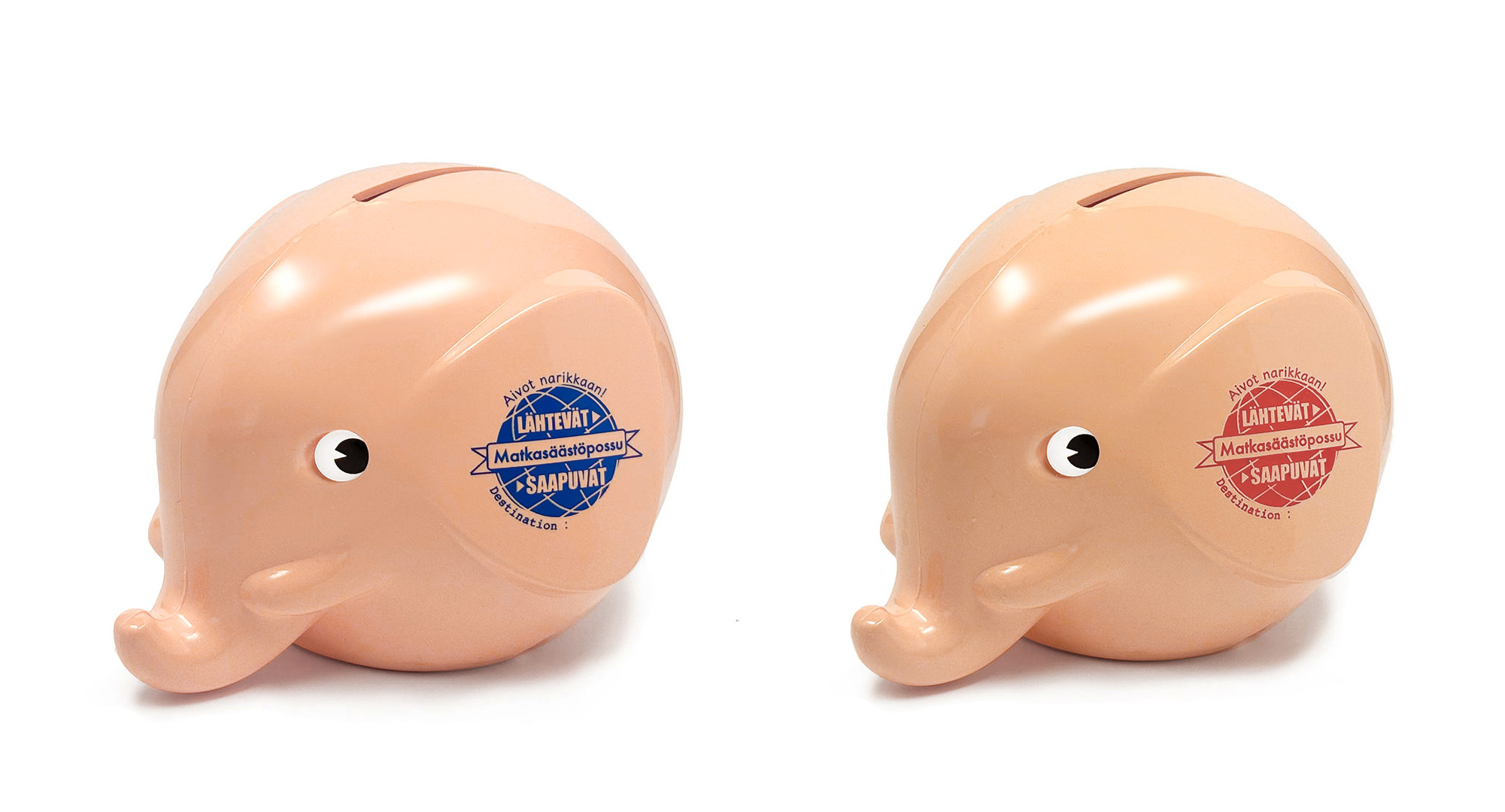 フィンランド発の貯金箱、Norsu/Fanttiエレファントバンク8色 by PALASET