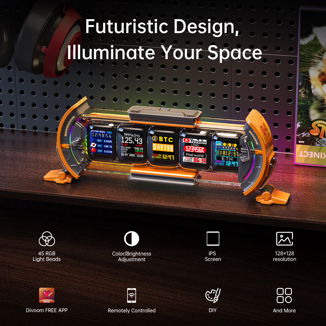 Divoom Times Gate | Pixel Art Informative Display