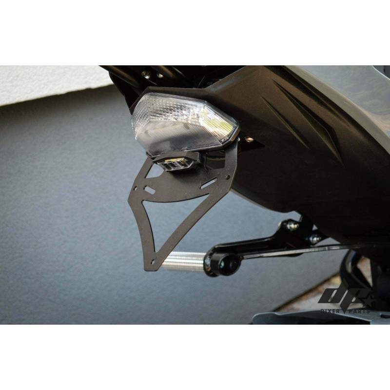 Plate holder + LED lamps Kawasaki ZX6R 636 (2019-2023)
