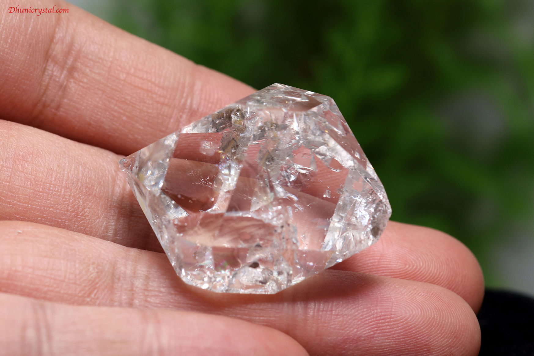 ハーキマーダイヤモンド原石/虹入り(A811)