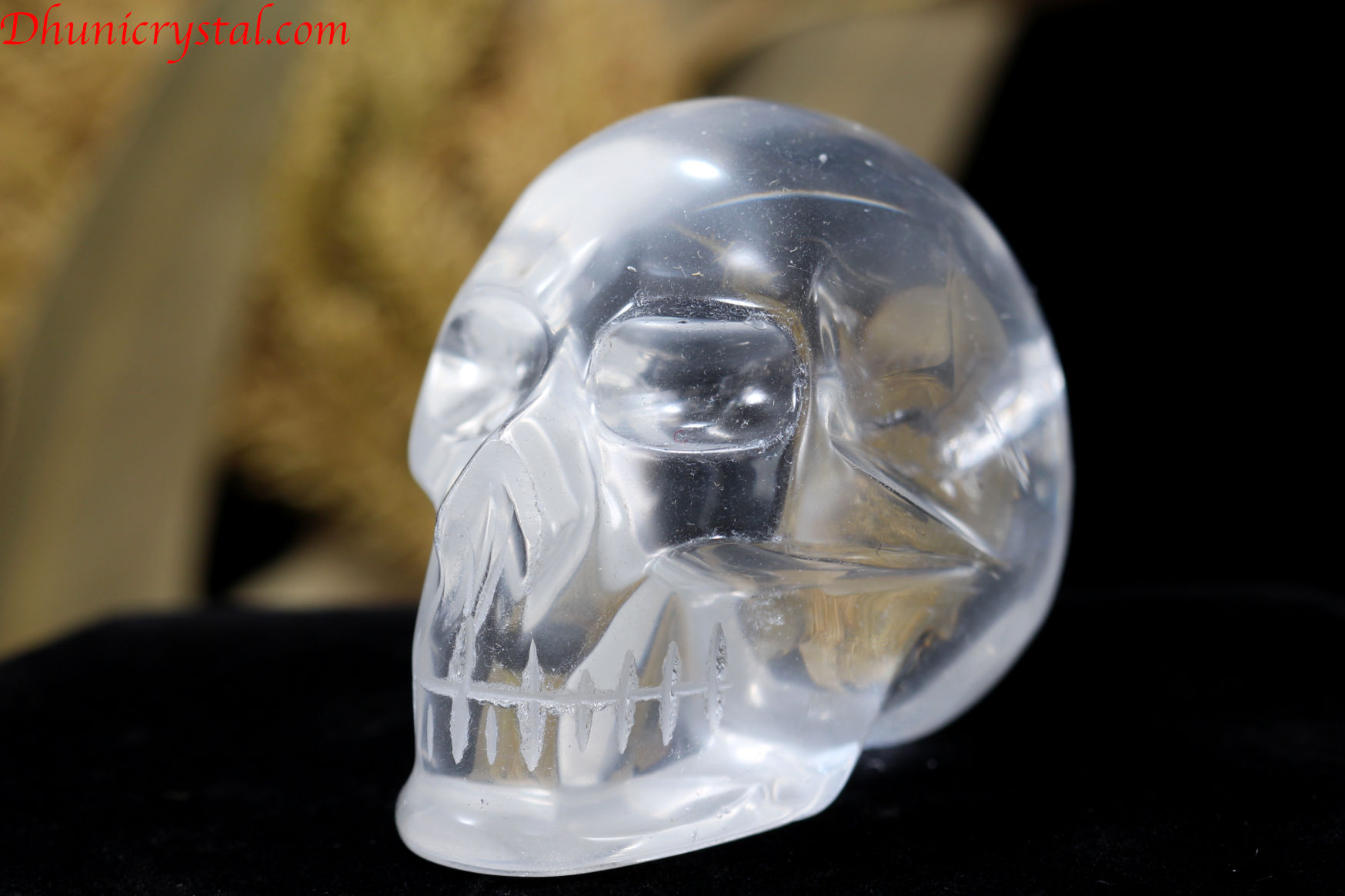 クリスタルスカル/ブラジル水晶/虹入り（V152）