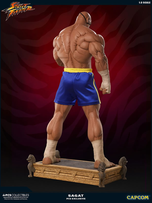 PCS Collectiblesの1/3スケール「サガット」フィギュアが凄い