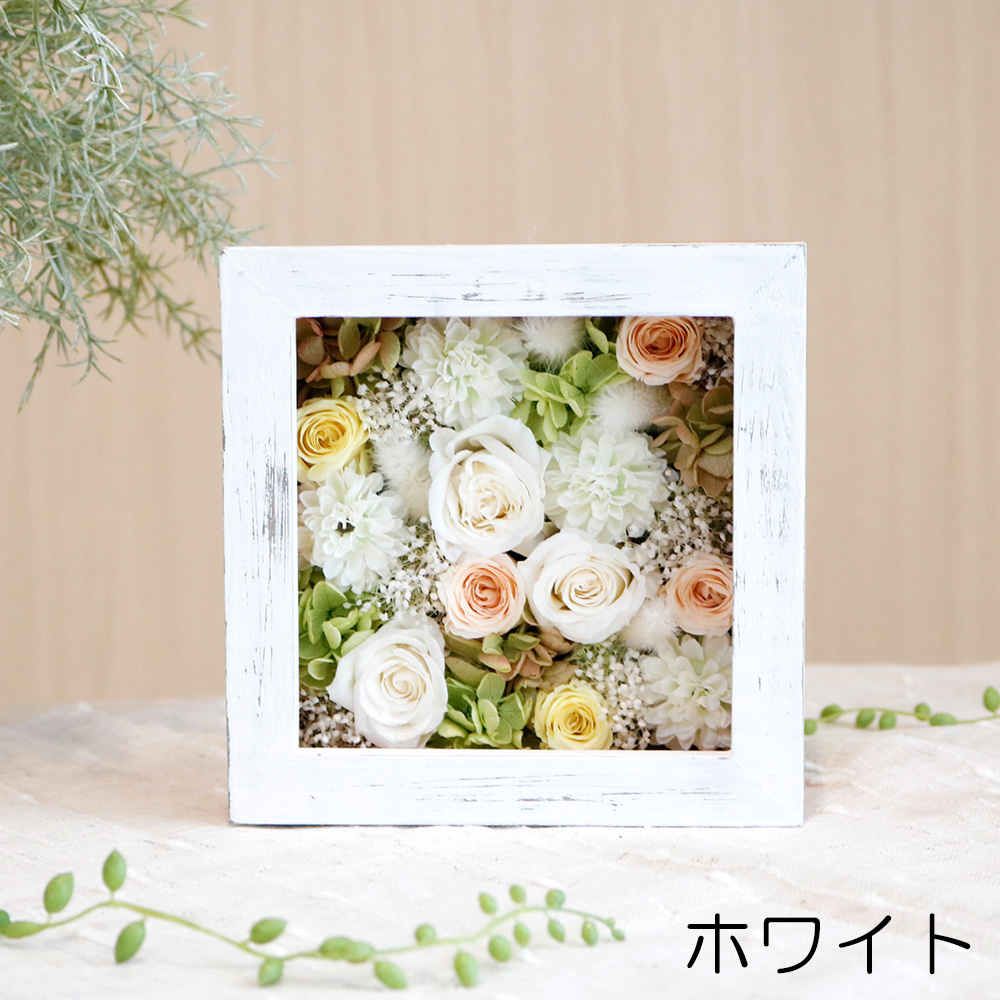 ナチュラルフレーム-ホワイト-(レッド/ピンク/イエロー/パープル