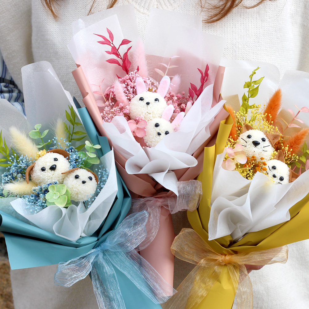 Big hug bear(レインボー・ブラウン) /アーティフィシャルフラワー