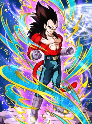 ドッカンバトル】『至高無上の超サイヤ人』超サイヤ人4ベジータ[超速