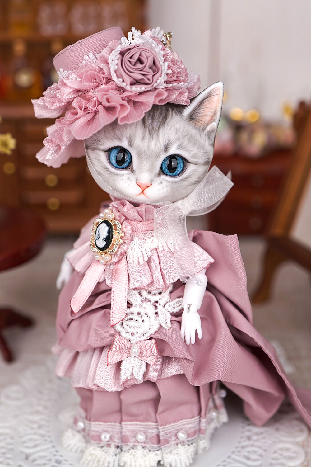 DOLK×nova-doll】Cat A-type Lala pink Ver. - 世界20体限定｜DOLK