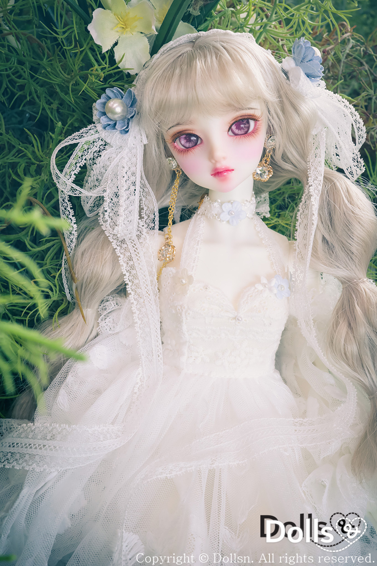 即納】Luna Orange ver. (Doll + Make Up) ＊ホワイトスキン ＊42cm