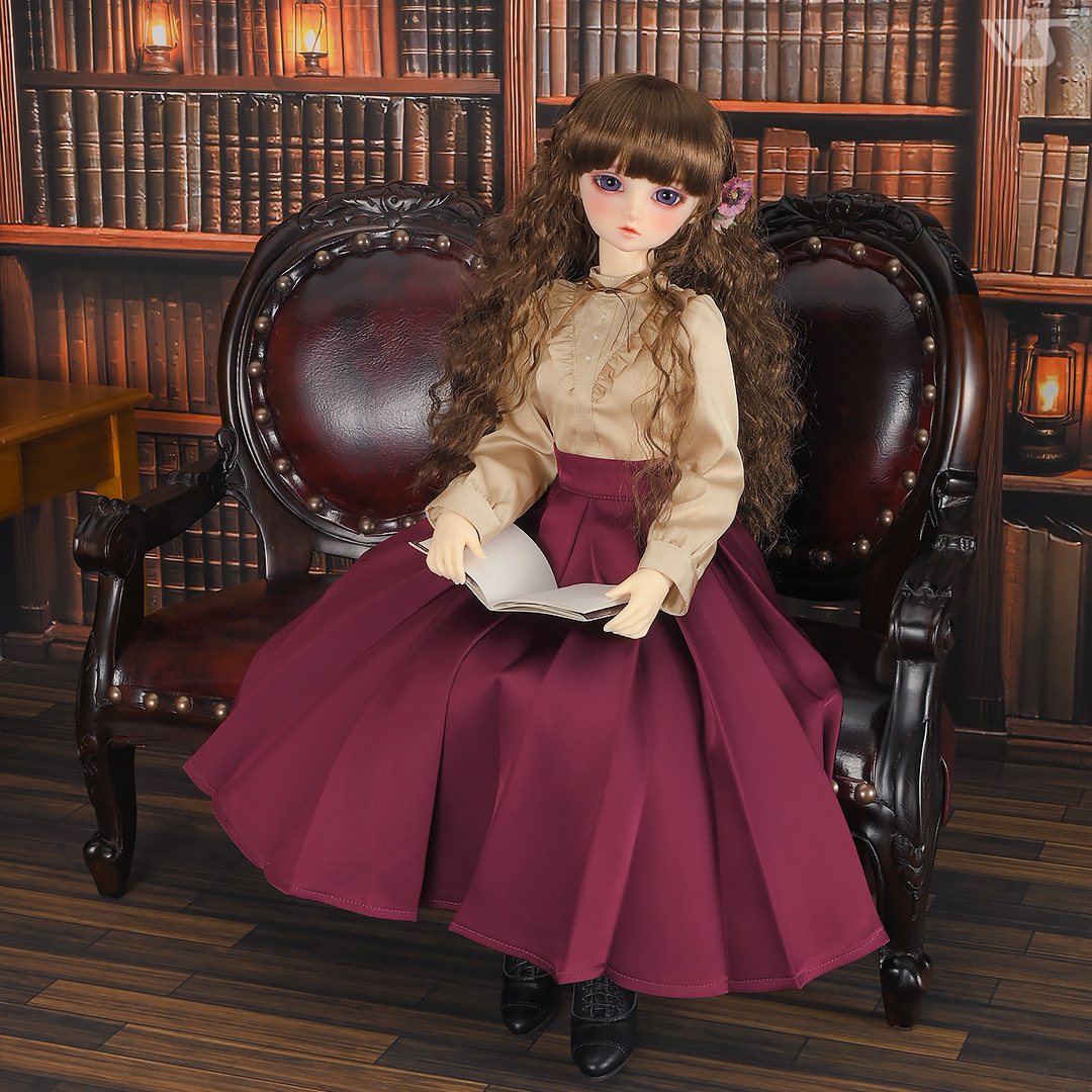 クラシカルスカート（パープル） | ボークス公式 ドルフィーオンライン