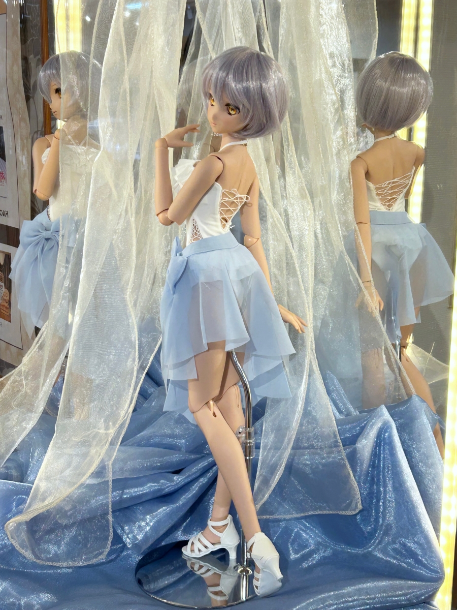 水着セット（パレオ・水色） | ボークス公式 ドルフィーオンラインストア