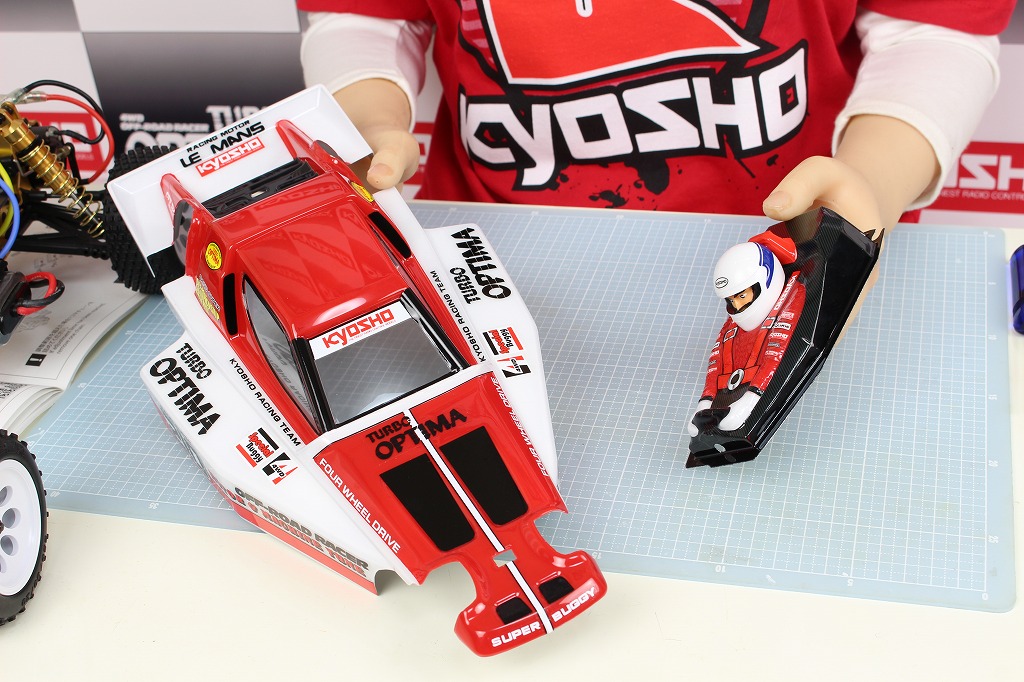 ドールと京商「ターボオプティマ」 (組立編6＆撮影編)