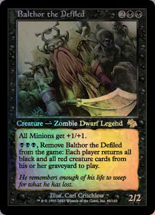 JUD)Balthor the Defiled(F)/汚らわしき者バルソー | (FOIL)神話レア