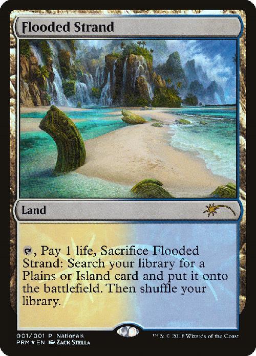 MTG 溢れかえる岸辺⁄Flooded Strand ドイツ語 MTG 溢れかえる岸辺
