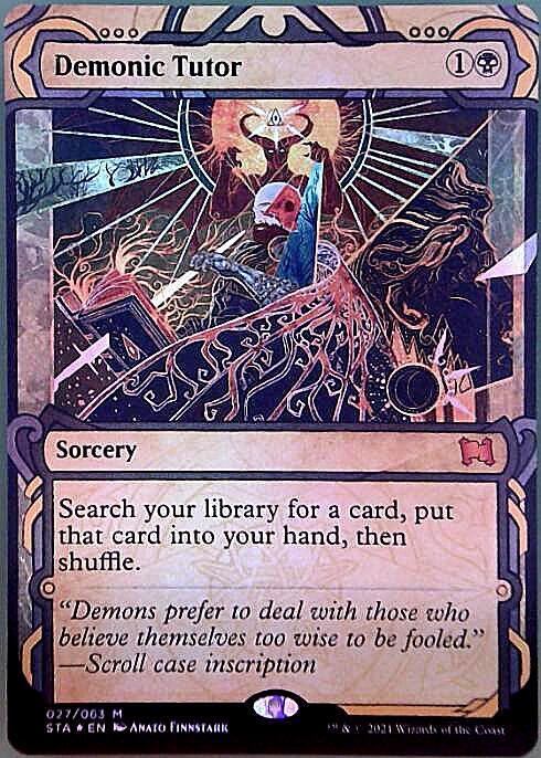 STA)Demonic Tutor(027)(ショーケース)(F)/悪魔の教示者 | (FOIL)神話