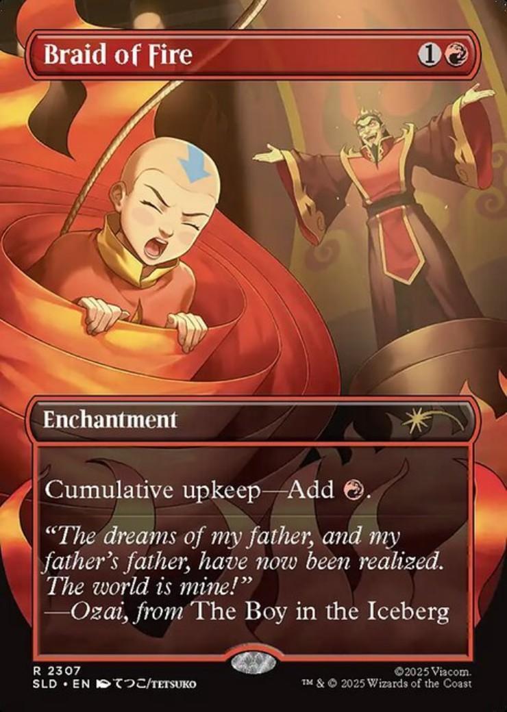 SLD)Braid of Fire(2307)(ボーダーレス)(F)/炎の編み込み | (FOIL)神話