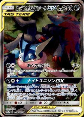 ゲッコウガ&ゾロアークGX(058/055 SR) | SR | ドラゴンスター