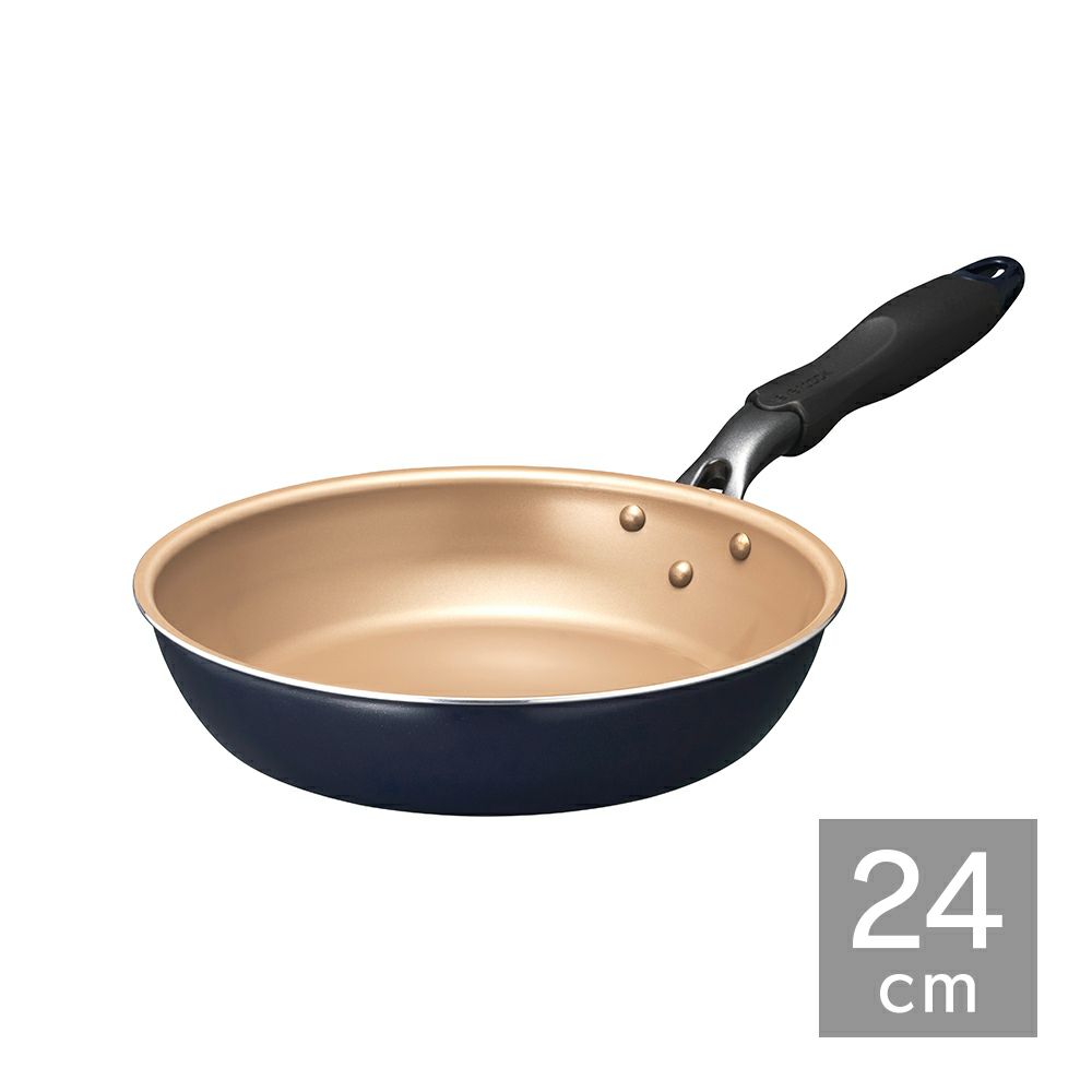 evercook(エバークック) ガス火専用 軽量 フライパン 26cm ネイビー