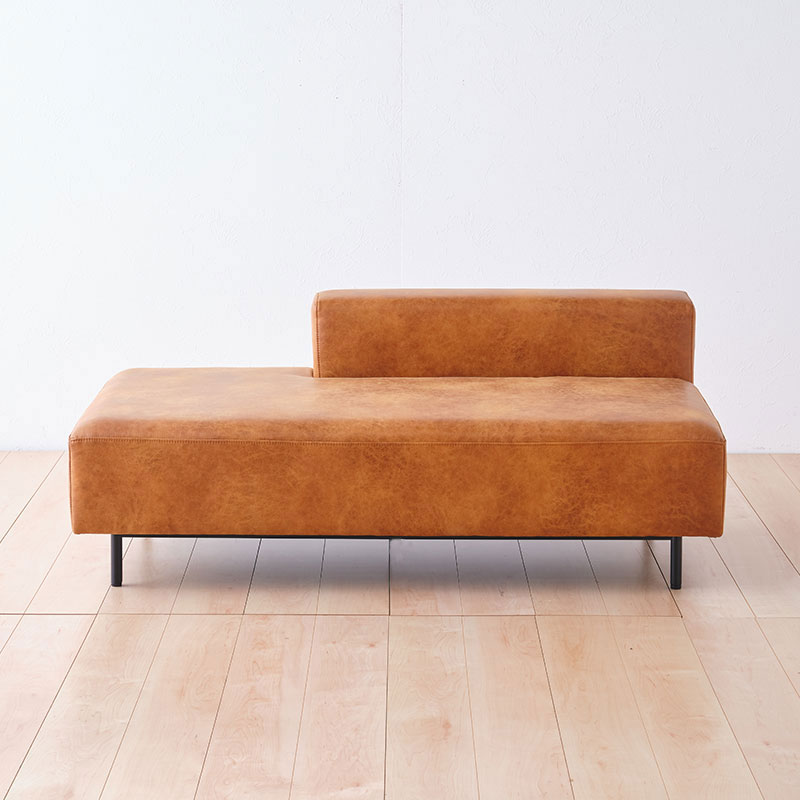 幅140cm］CHISSAベンチ＜人工皮革×鉄脚＞（右背/左背） | DOUBLEDAY