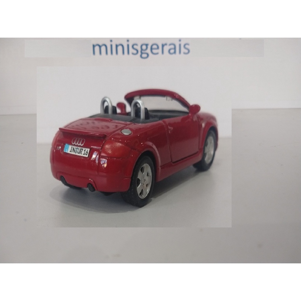 MINIATURA AUDI TT ROADSTER VINHO- Free Wheels (Sem fricção