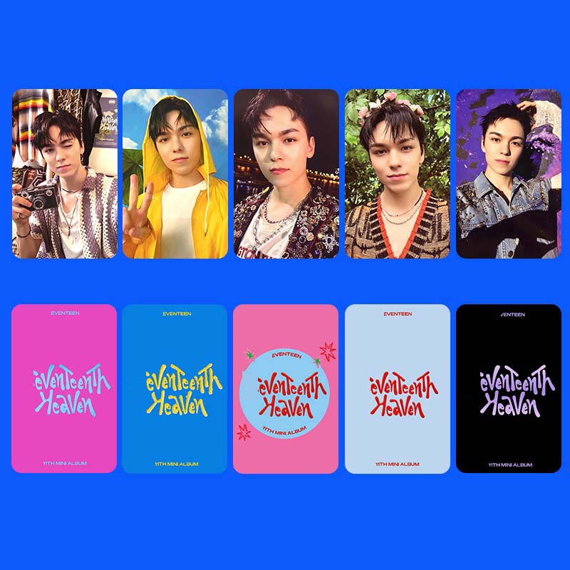 5-13pcs/set SEVENTEEN COMEBACK 11th Mini Album HEAVEN Photocards