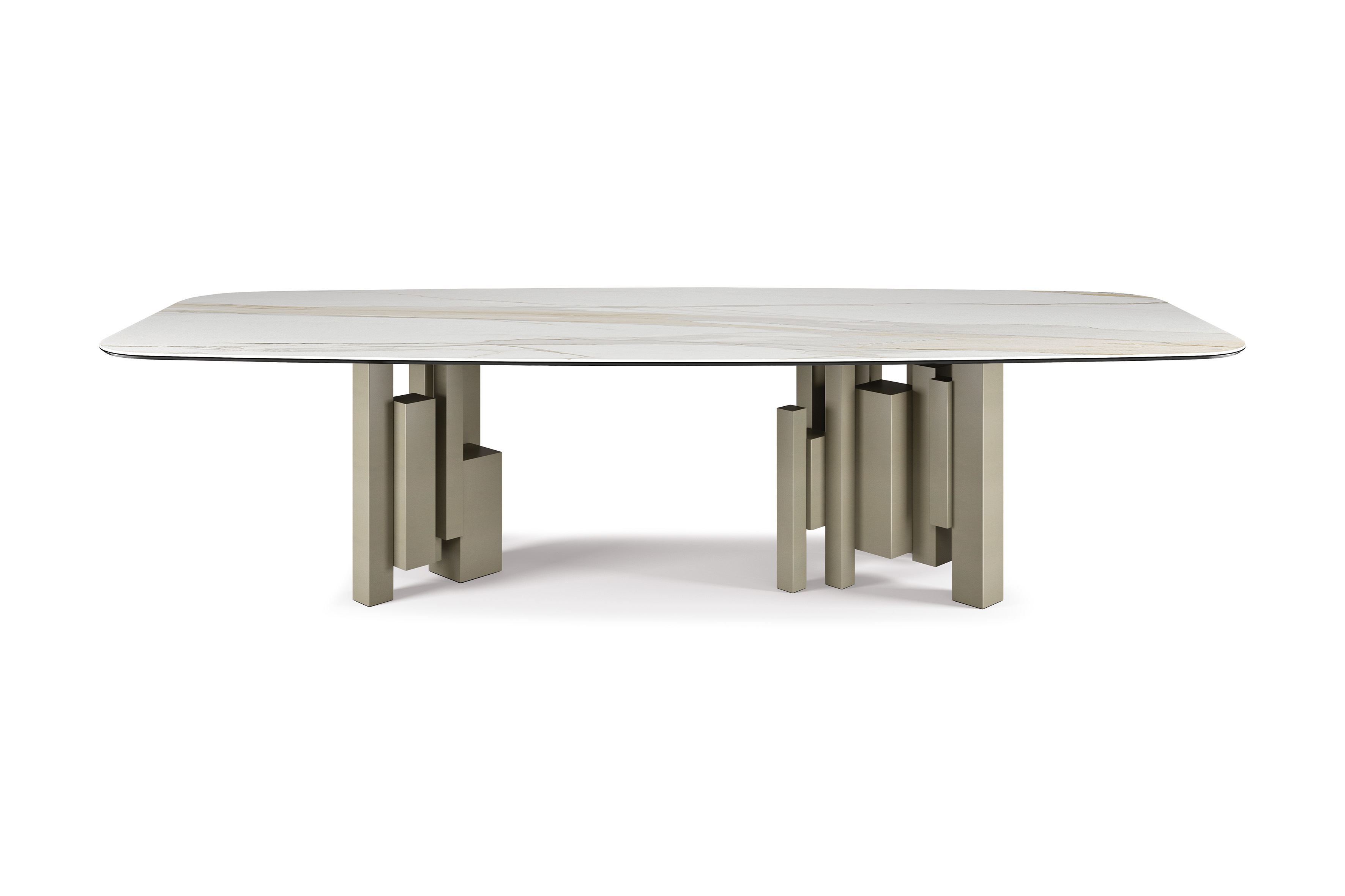 skyline keramik | seating pouf | Cattelan Italia