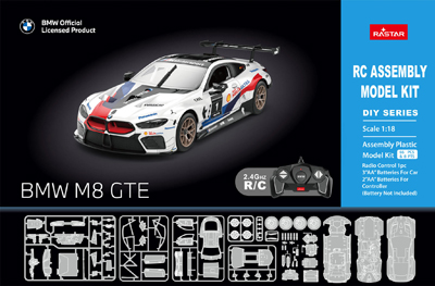1:18 プラモデルキットR/C BMW M8 GTE – 名城・伝統美 プラモデル