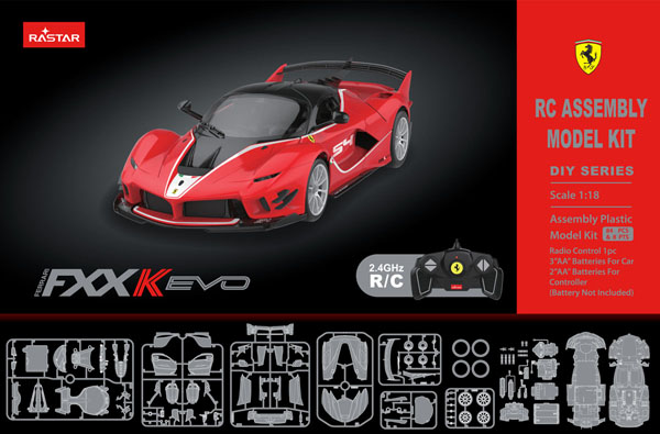 1:18 プラモデルキットR/C フェラーリ FXX-K EVO – 名城・伝統美